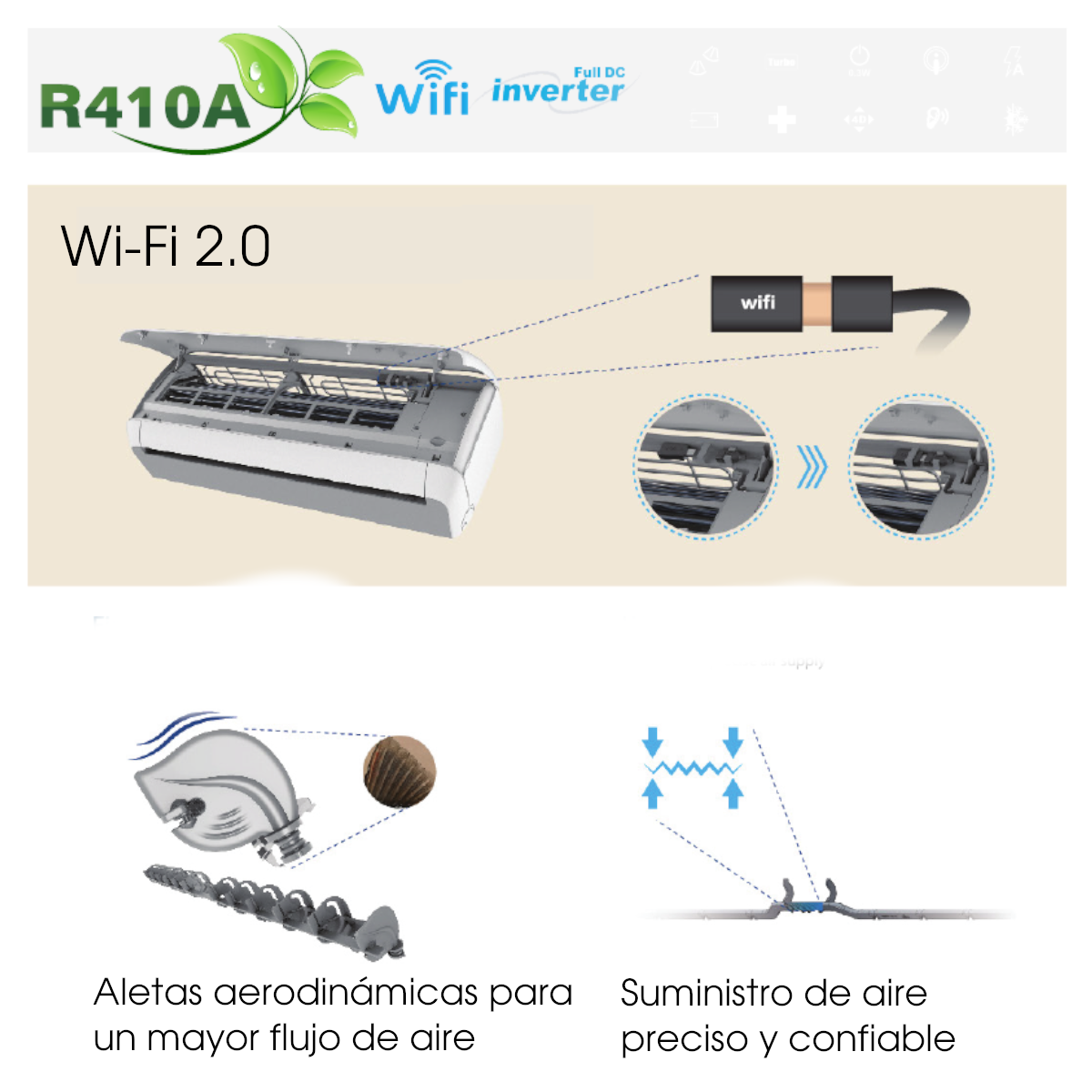 Aire Acondicionado AUX J-Smart Inverter